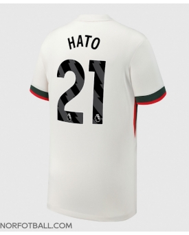 Billige Fotballdrakt Chelsea Jorrel Hato #21 Replika Bortedrakt 2025-26 Kortermet